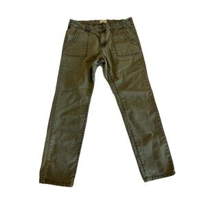 pilcro anthropologie jeans Olive Green Size 30 Utility Casual